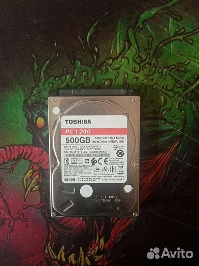 Жесткий диск toshiba PC L200