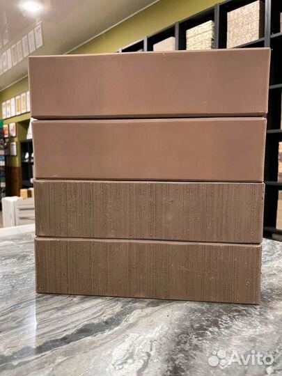 Кирпич керамический коричневый бархат Керма