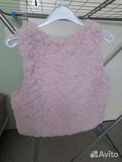 Меховая жилетка для девочки