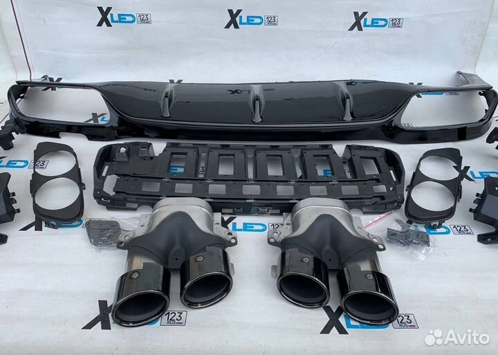 Диффузор Mercedes w213 e53 amg в сборе