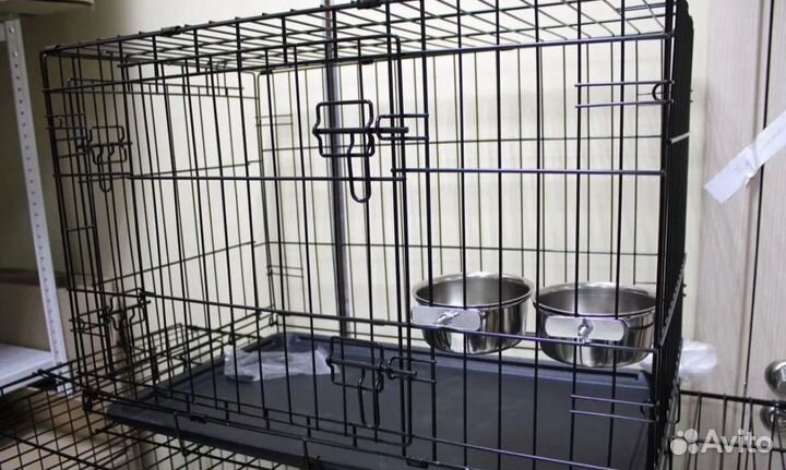 Клетка для собак Пластиковый поддон Гарантия