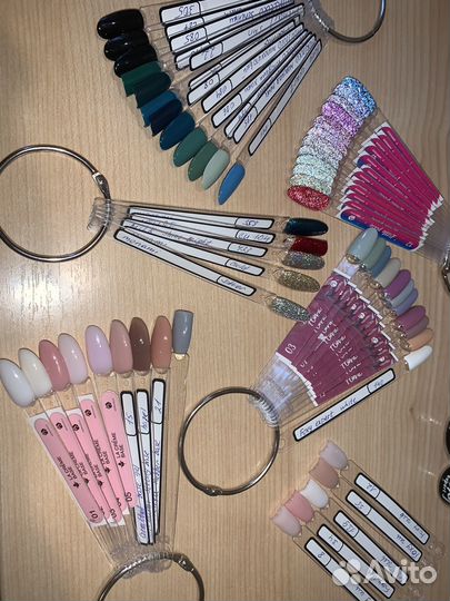 Набор гель лаков баз и гелей для маникюра