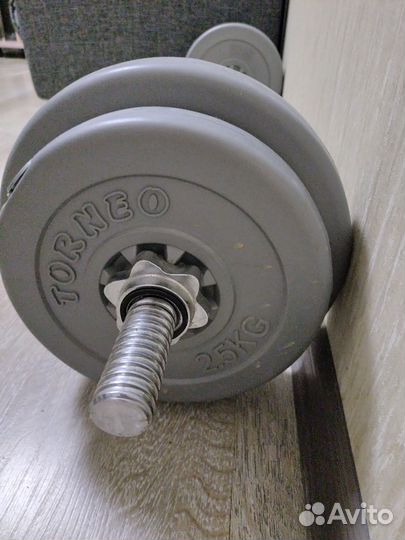 Штанга гриф с блинами