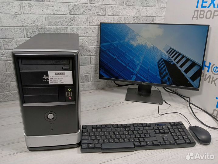 Компьютер Intel Core i3-2120 ram 4gb hdd 320gb