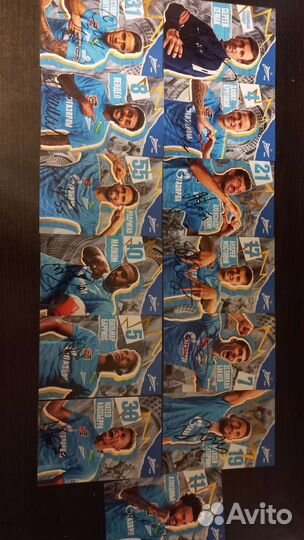 Автографы футболистов