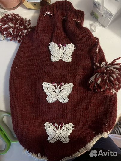 Свитер для собаки, кофта, ошейник,майка