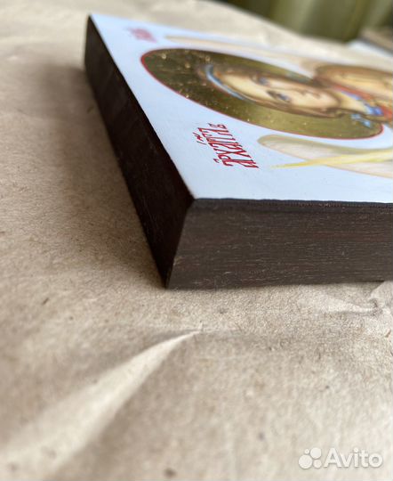 Живописная икона ручной работы Архангел Михаил