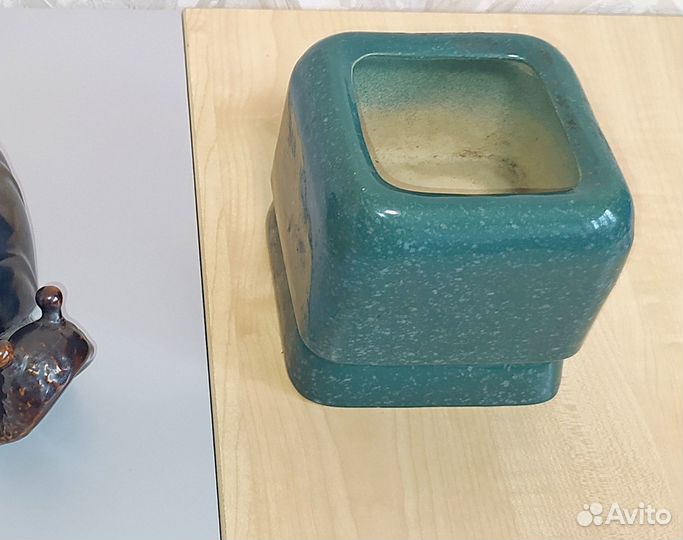 Кашпо керамическое