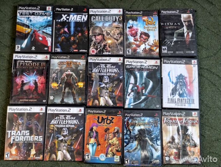 Игровые диски на Ps2