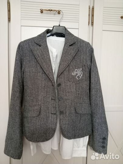 Жакет на девочку 10-12 лет на подкладе