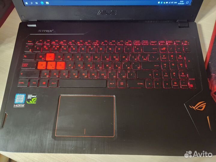 Игровой ноутбук asus rog strix gl502vm