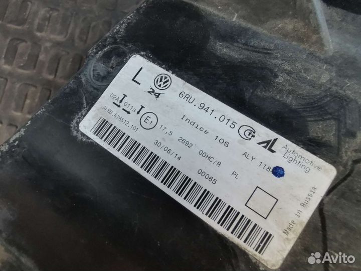 Фара Volkswagen Polo