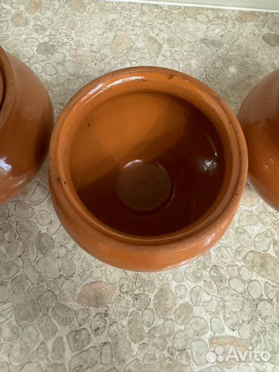 Горшочки глиняные для запекания