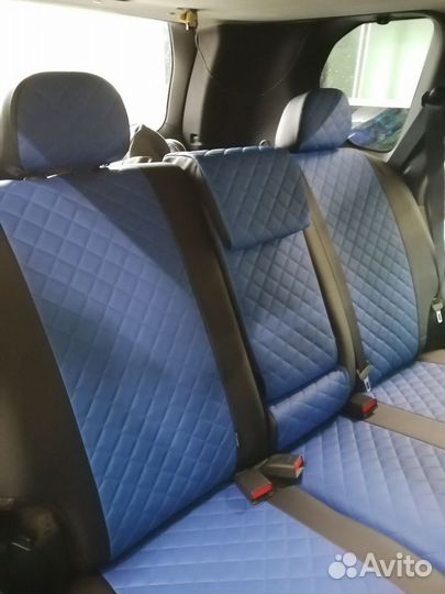 Чехлы экокожа Ромб на Nissan X-Trail T31 Автопилот