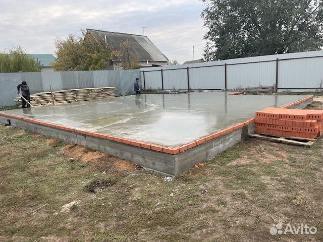 Строительство фундамента