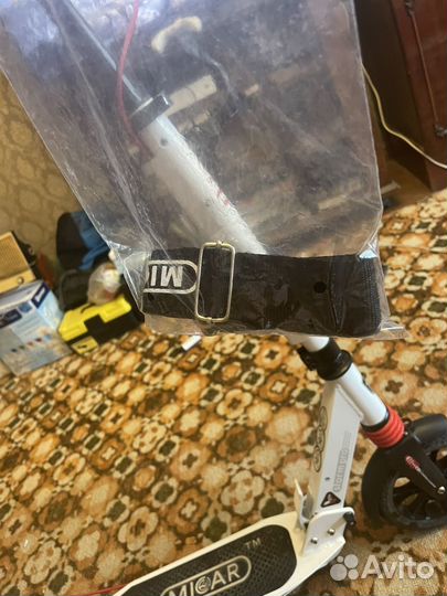 Городской самокат Micar storm PRO 200, белый