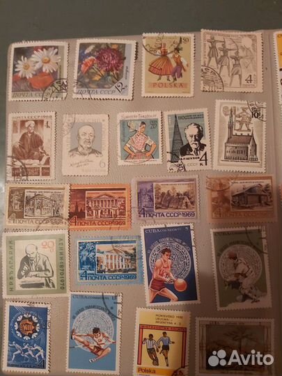 Марки гашеные новые