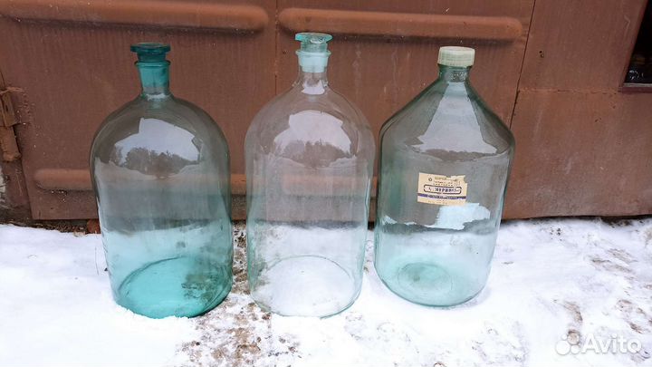 Бутыль стеклянная 20 литров