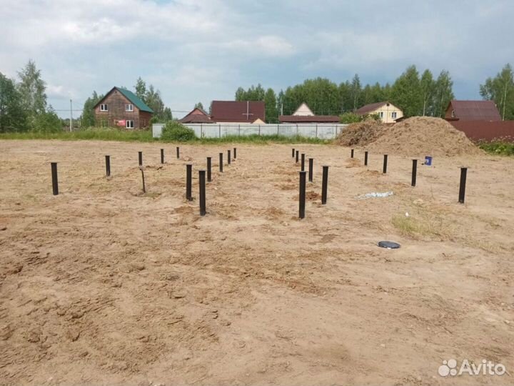 Винтовые сваи под ключ