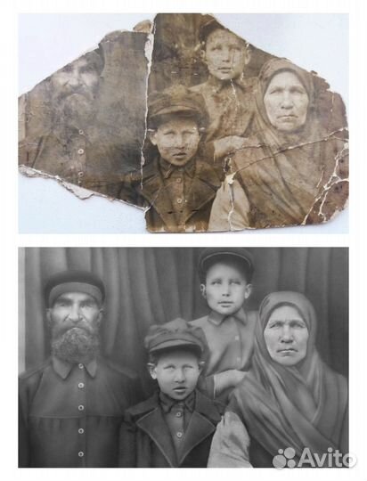 Реставрация (восстановление) старых фотографий