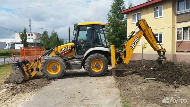 Услуги экскаватора погрузчика jcb