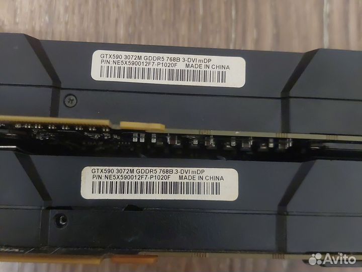 Видеокарта GTX 590 3GB