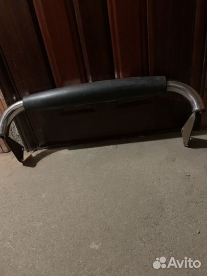 Защита заднего бампера мицубиси асх