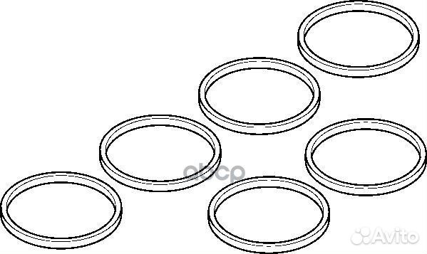 Прокладка впускного коллектора 537890 Elring