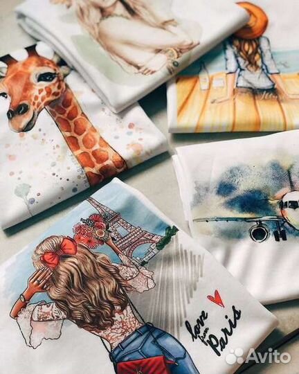 Печать на одежде и пр. тканях. DTF тансферы