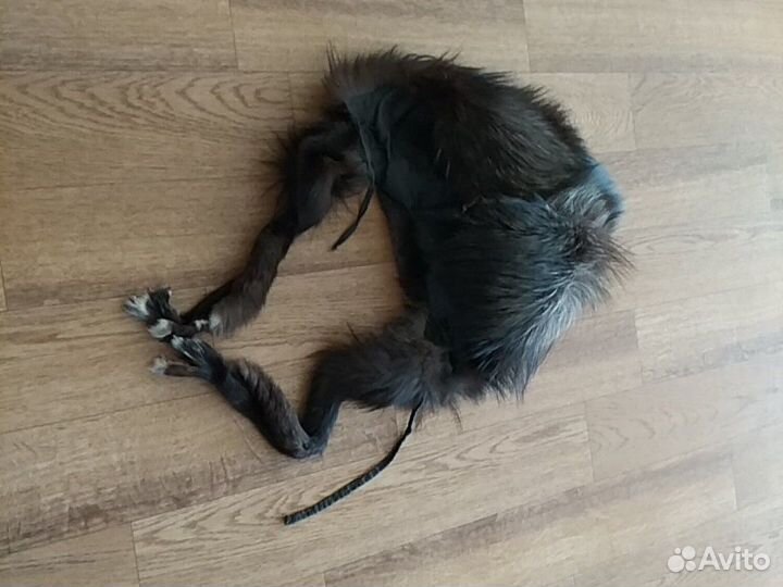 Шапка чернобурка женская