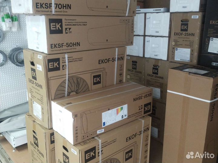 Установка кондиционеров, закладка магистрали