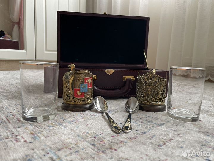 Подстаканник латунь