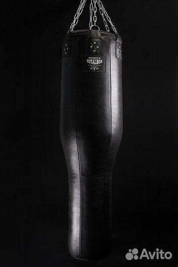 Мешок кожаный боксерский loft Гильза 70 кг Totalbox смкпс лф 40х150-70 черный, коричневый
