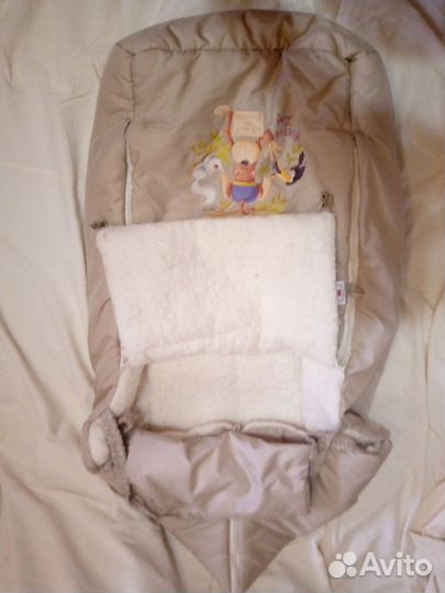 Зимний конверт в коляску