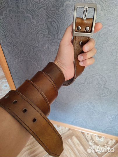 Кожаные ремни ручной работы под заказ