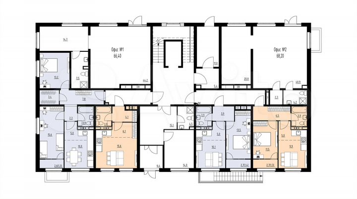 2-к. квартира, 38,1 м², 1/4 эт.
