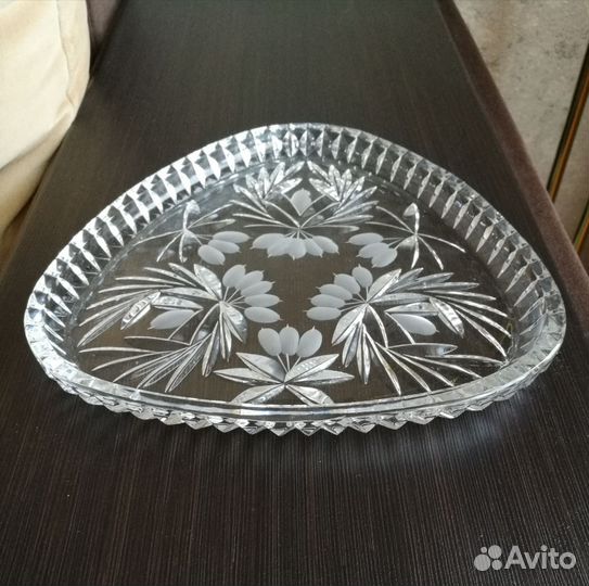 Фужеры Блюдо Графин Ваза Хрусталь