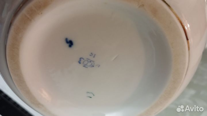 Ваза лфз Кобальт Винтаж СССР