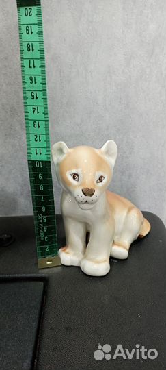Фигурка фарфоровая. Лев. СССР