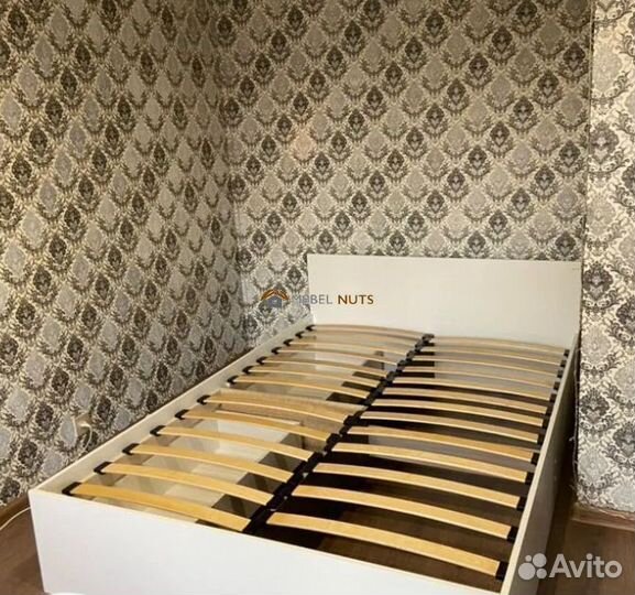 Кровать Амелина полутороспальная 120х200 с ящиками