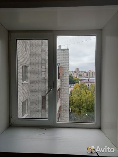 Окна пластиковые пвх бу 1400х1320 два стекла