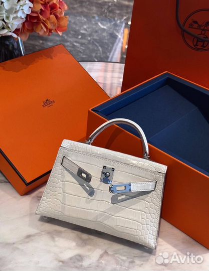 Сумка Hermes Kelly mini Croco