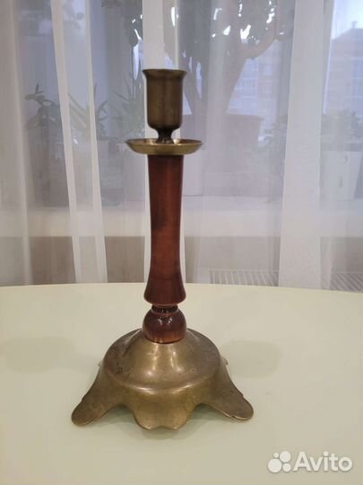 Подсвечник латунь СССР