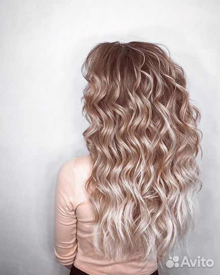 Укладка локоны