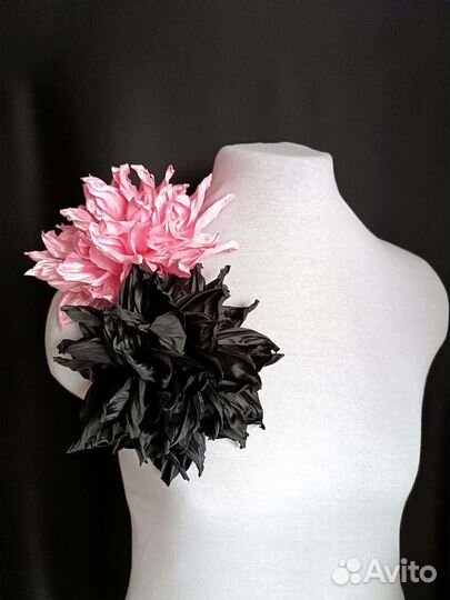 Брошь- цветок Георгин 18 см