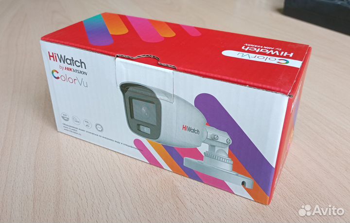 Камера аналог 5Мп HiWatch DS-T500L с мкф, цв ночью