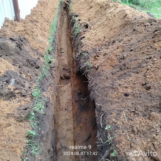 Землекопы копка траншей