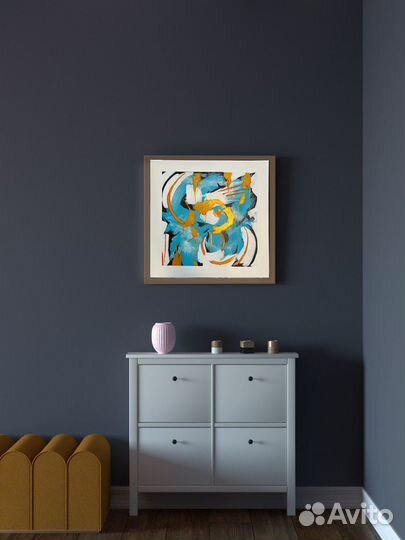 Картина абстракция
