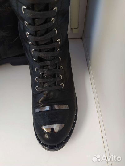 Сапоги зимние натуральная кожа