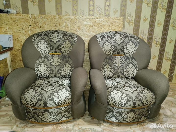 Диван и 2 кресла бу